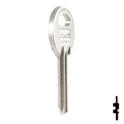 Uncut NP Key Blank | Illinois | ILL5, 1042A Office Furniture-Mailbox Key JMA USA