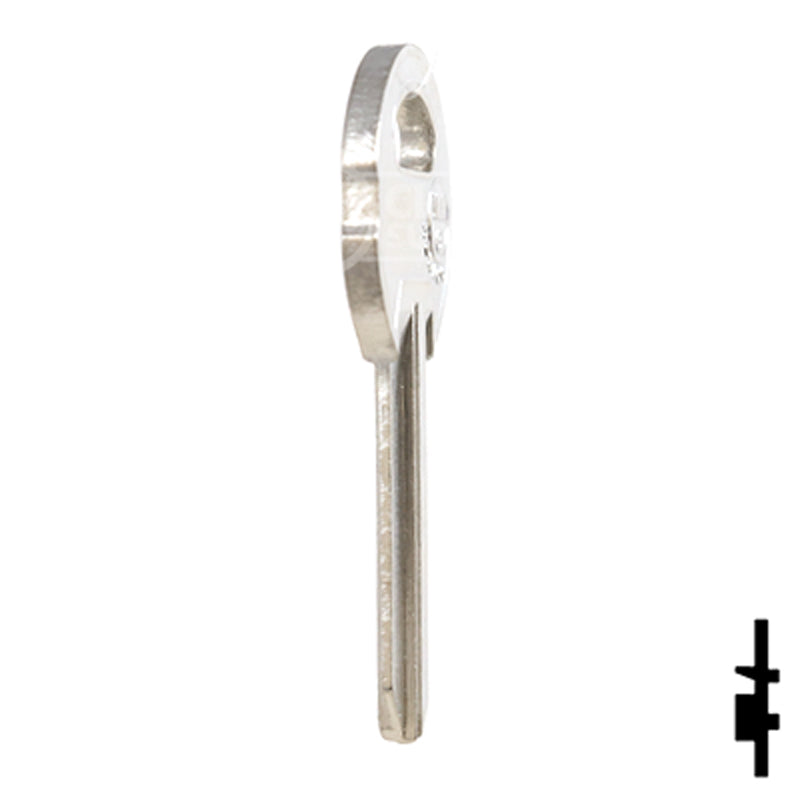 Uncut NP Key Blank | Illinois | ILL6, 1042B Office Furniture-Mailbox Key JMA USA