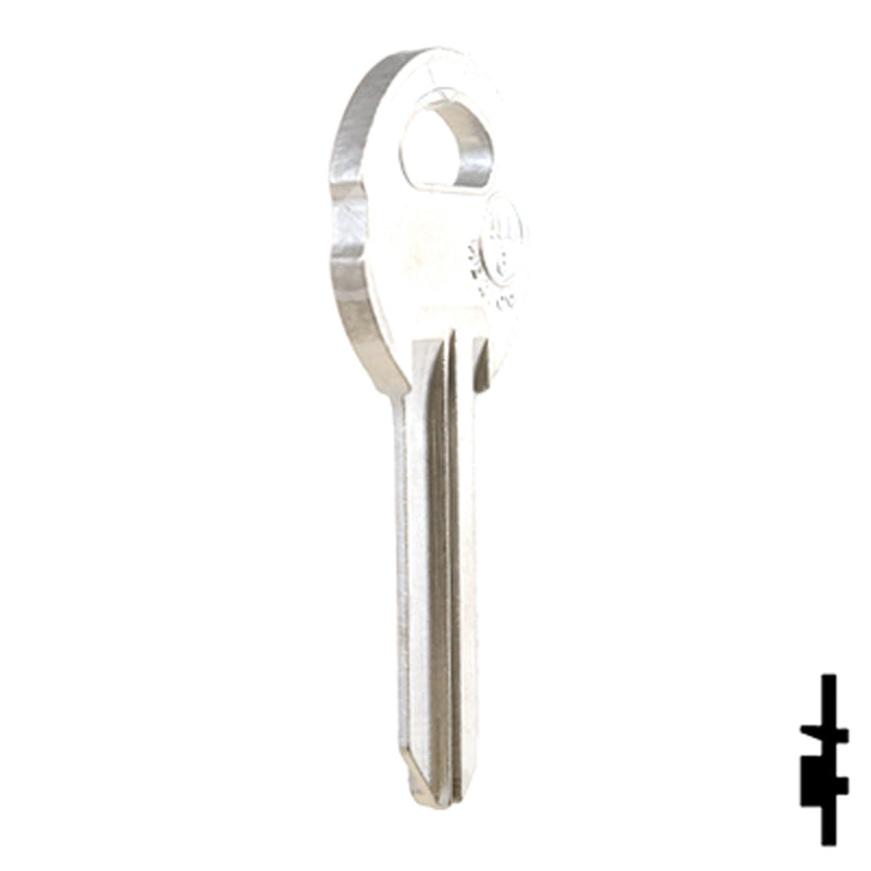 Uncut NP Key Blank | Illinois | ILL6, 1042B Office Furniture-Mailbox Key JMA USA