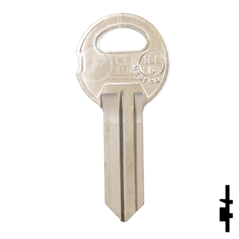 Uncut NP Key Blank | Illinois | ILL6, 1042B Office Furniture-Mailbox Key JMA USA