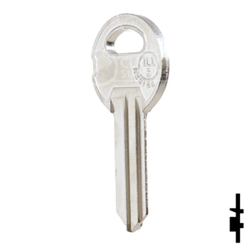 Uncut NP Key Blank | Illinois | ILL6, 1042B Office Furniture-Mailbox Key JMA USA