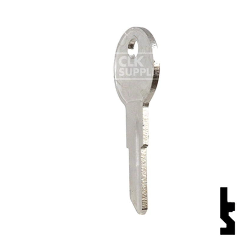 Uncut NP Key Blank | Illinois | ILL7, 1043D Office Furniture-Mailbox Key JMA USA