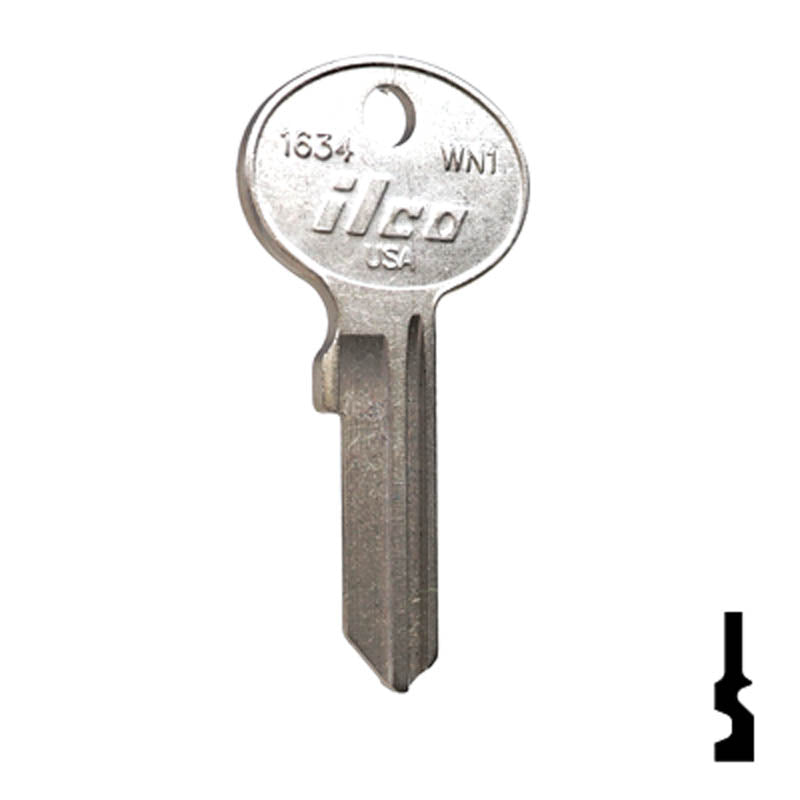 WN1, 1634 Wind Key Office Furniture-Mailbox Key Ilco