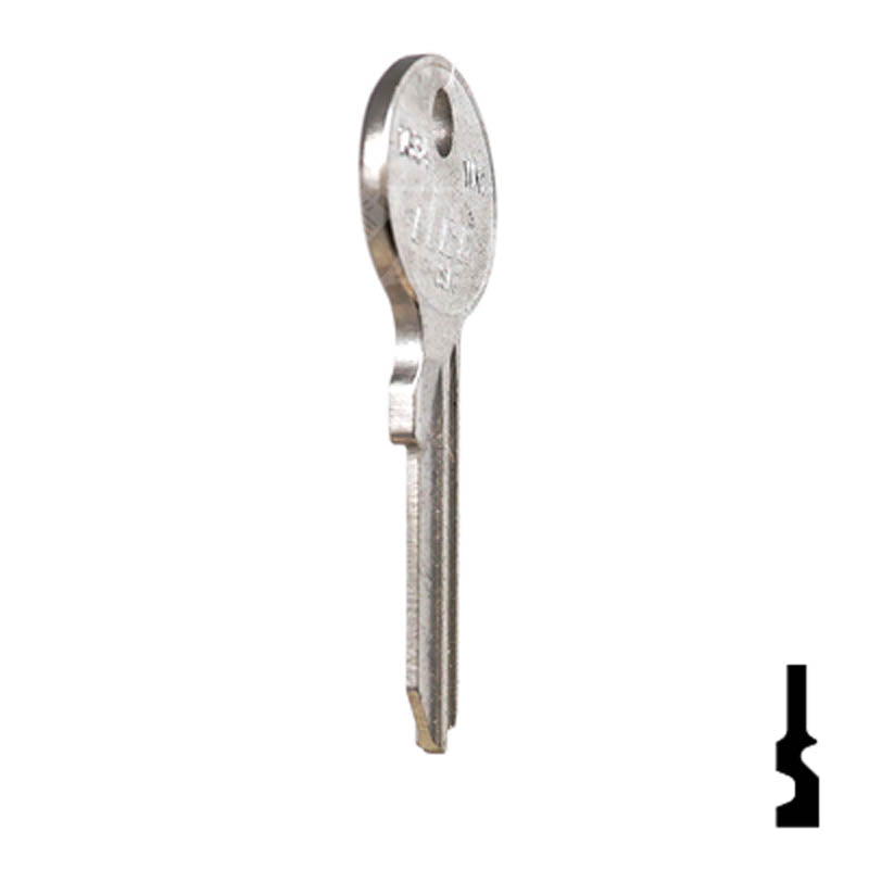 WN1, 1634 Wind Key Office Furniture-Mailbox Key Ilco