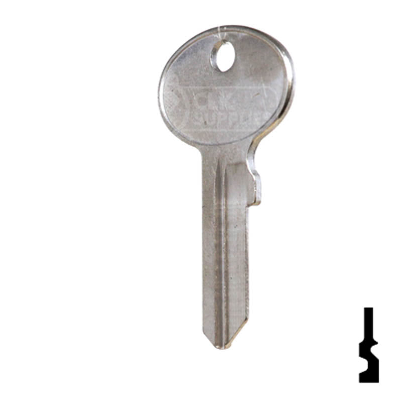 WN1, 1634 Wind Key Office Furniture-Mailbox Key Ilco
