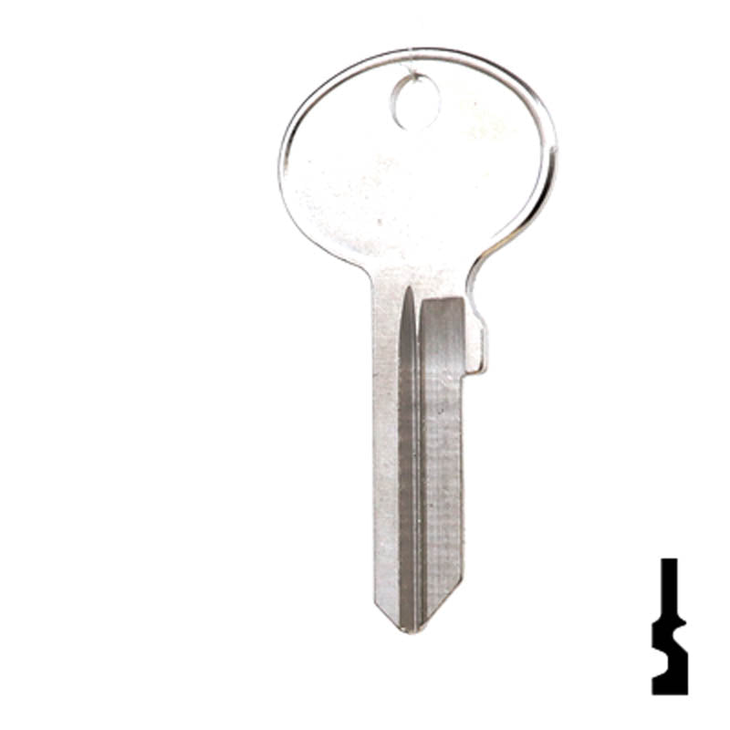 WN1, 1634 Wind Key Office Furniture-Mailbox Key Ilco