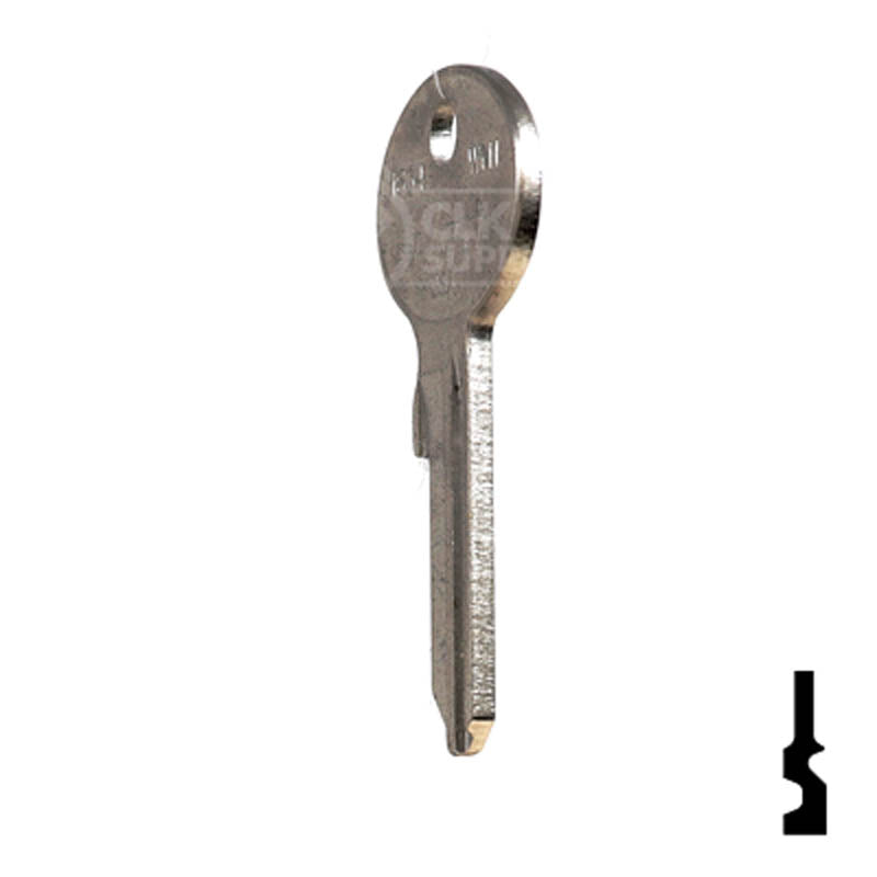 WN1, 1634 Wind Key Office Furniture-Mailbox Key Ilco