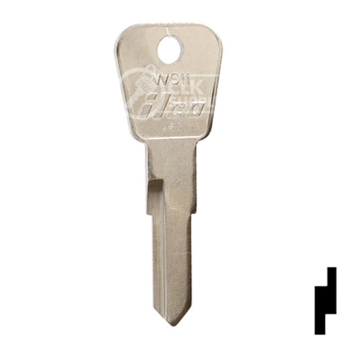 WS11 Gas Cap Key Office Furniture-Mailbox Key Ilco