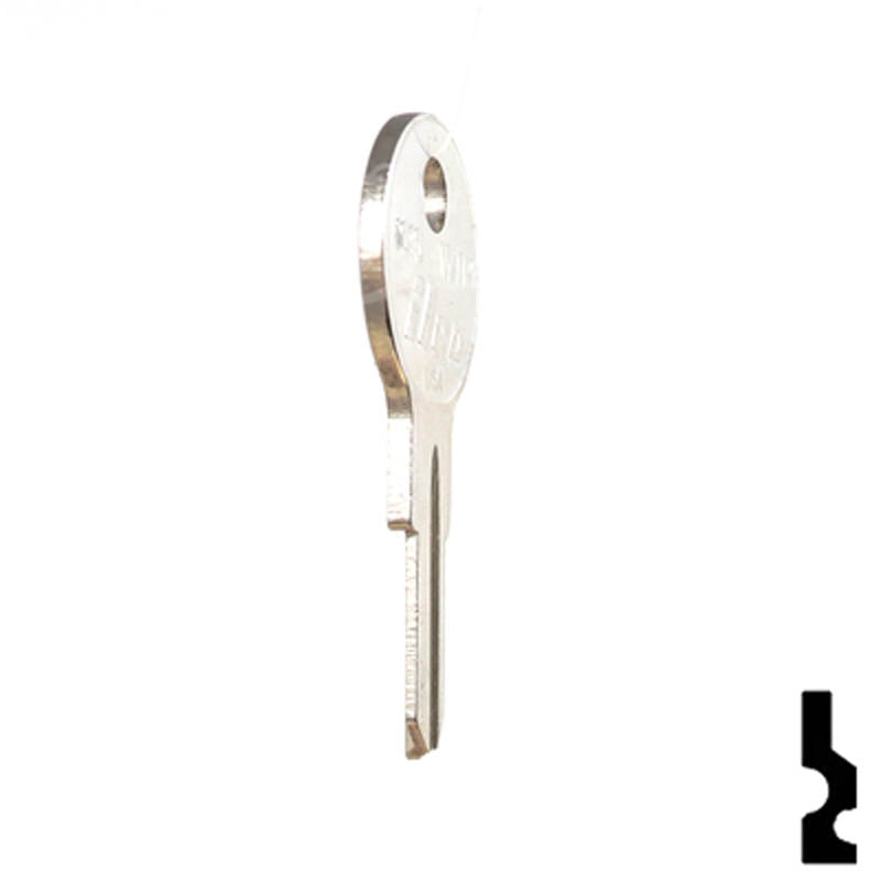 WTP1 / 1616 Wright Products Office Furniture-Mailbox Key Ilco