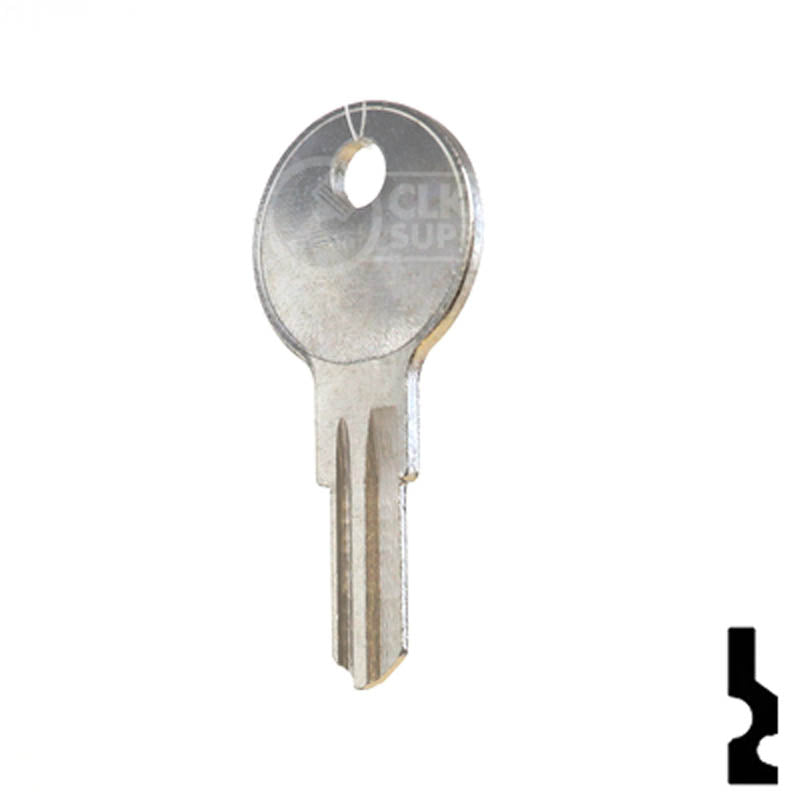 WTP1 / 1616 Wright Products Office Furniture-Mailbox Key Ilco