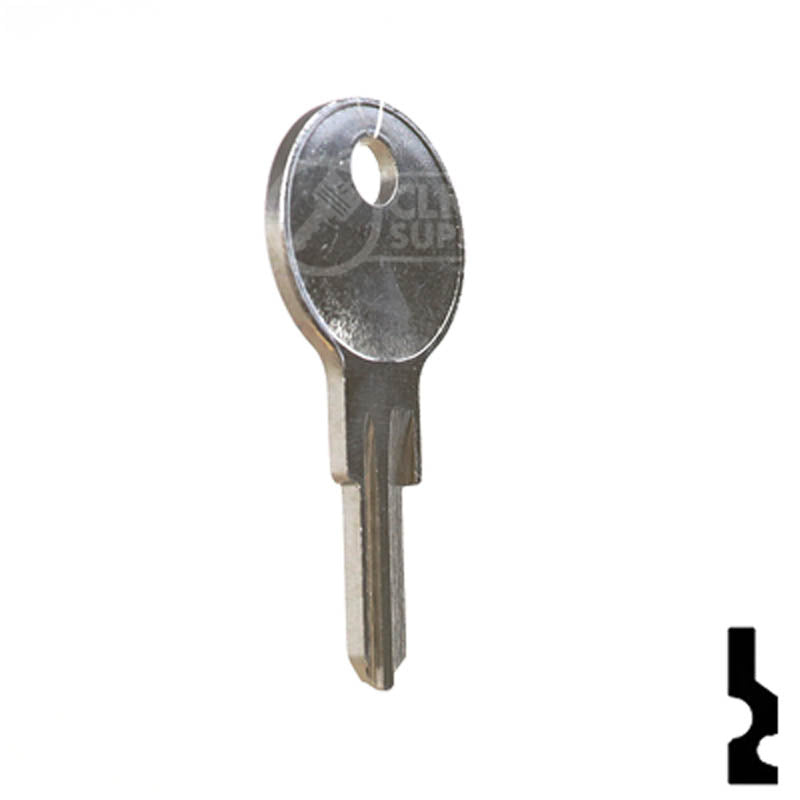 WTP1 / 1616 Wright Products Office Furniture-Mailbox Key Ilco