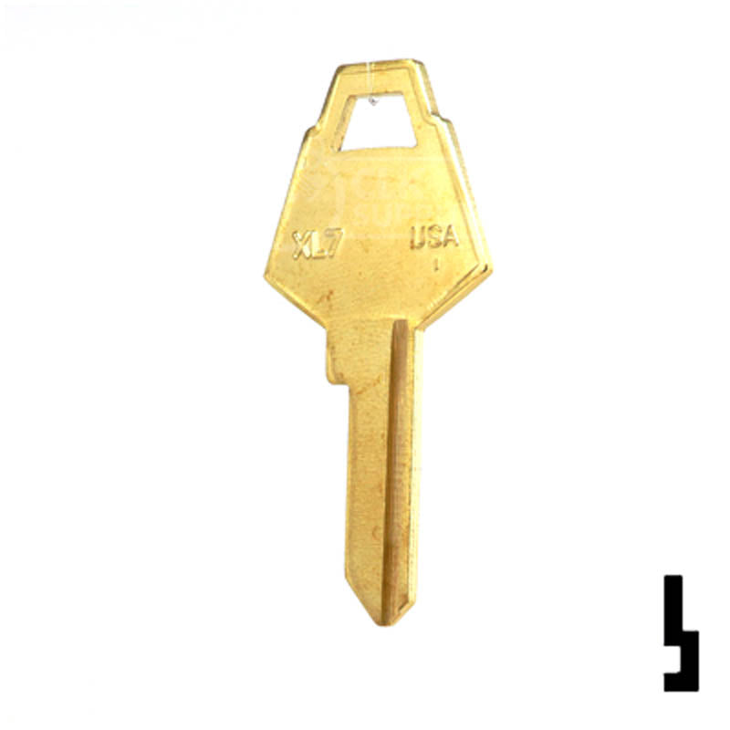 XL7, 1180S XL Lock Key Office Furniture-Mailbox Key JMA USA