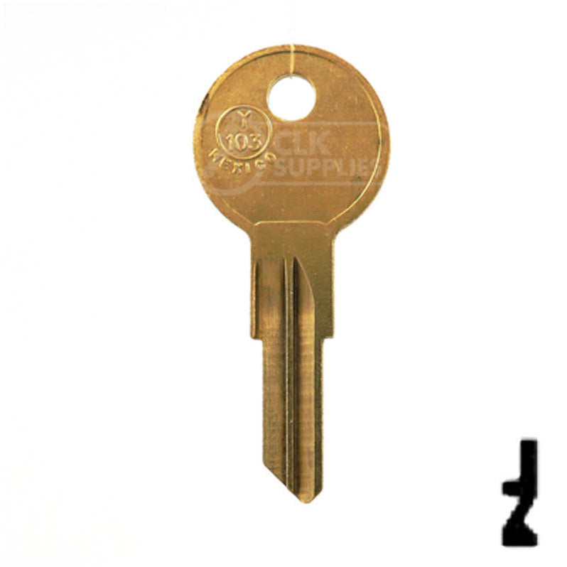 Uncut Key Blank | Yale | Y103, O1122B