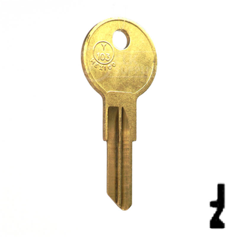 Y103, O1122B Yale Key Office Furniture-Mailbox Key JMA USA