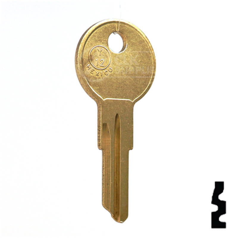 Y12, O1122A Yale Key Office Furniture-Mailbox Key JMA USA