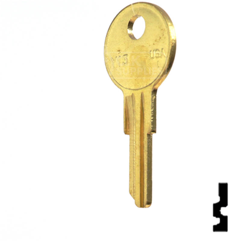 Y13, O1122R Yale Key Office Furniture-Mailbox Key Ilco