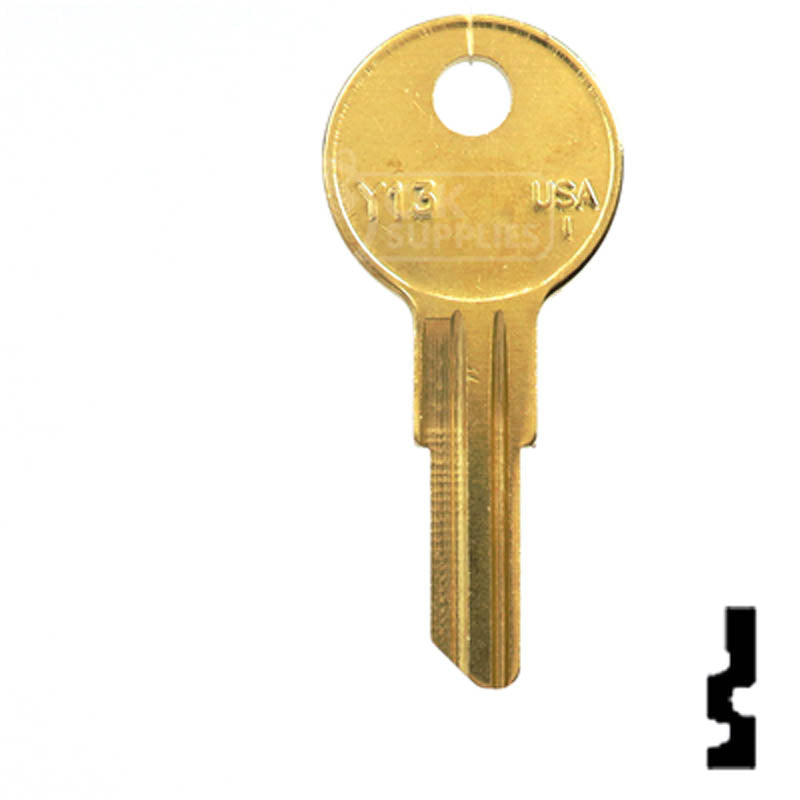 Y13, O1122R Yale Key Office Furniture-Mailbox Key Ilco