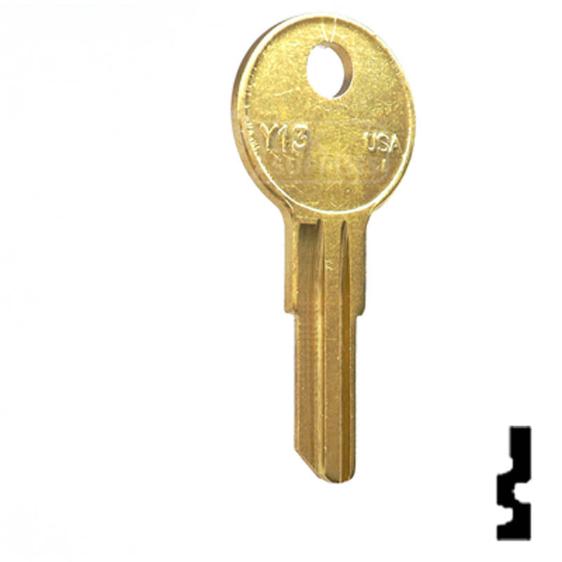 Y13, O1122R Yale Key Office Furniture-Mailbox Key Ilco