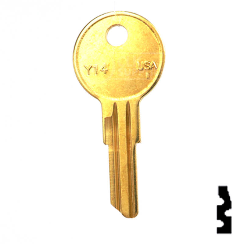 Y14, O1122AR Yale Key Office Furniture-Mailbox Key JMA USA