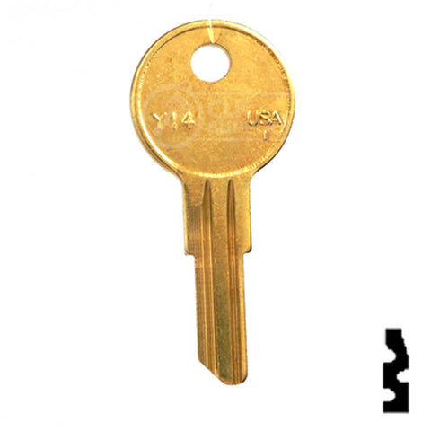 Y14, O1122AR Yale Key Office Furniture-Mailbox Key JMA USA