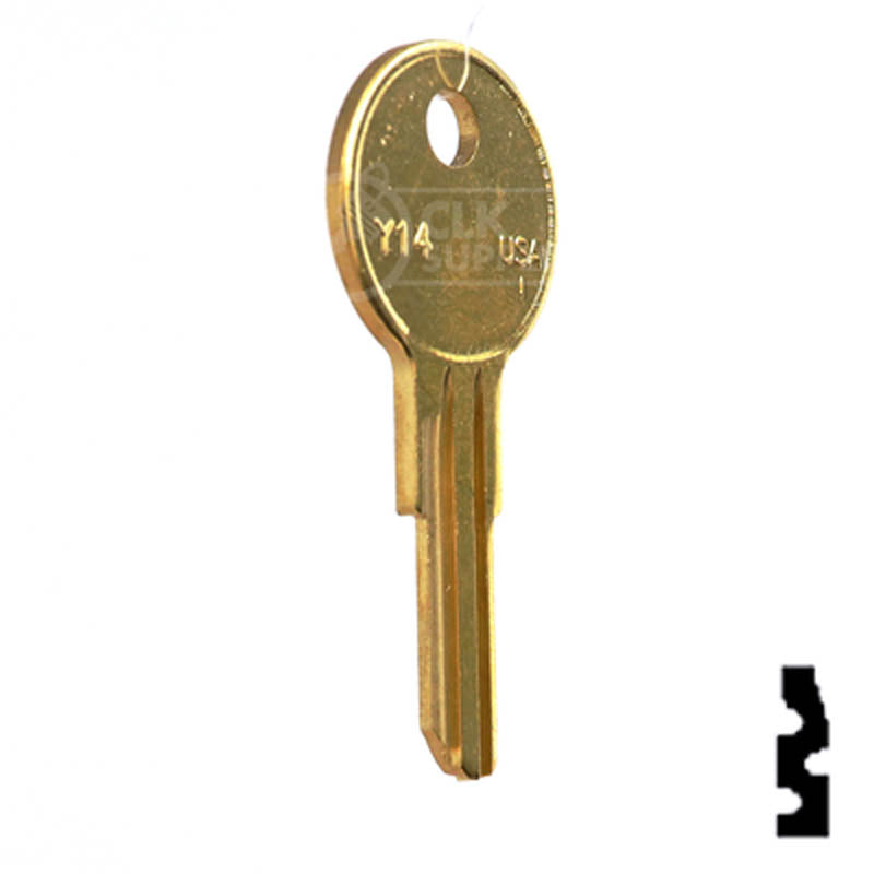 Y14, O1122AR Yale Key Office Furniture-Mailbox Key JMA USA