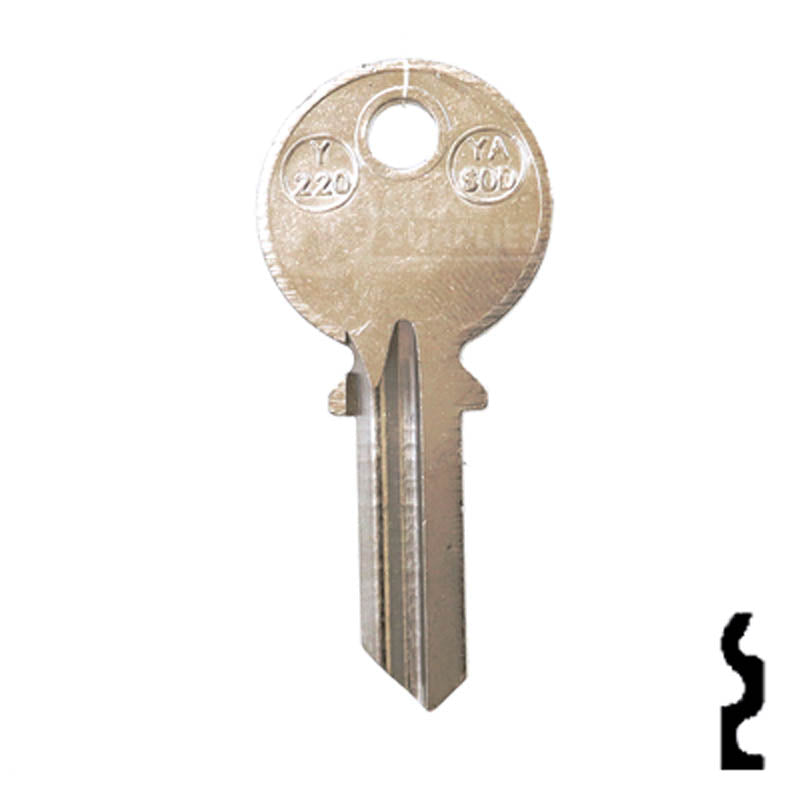 Y220 / 999B / YA-60D Yale Office Furniture-Mailbox Key JMA USA