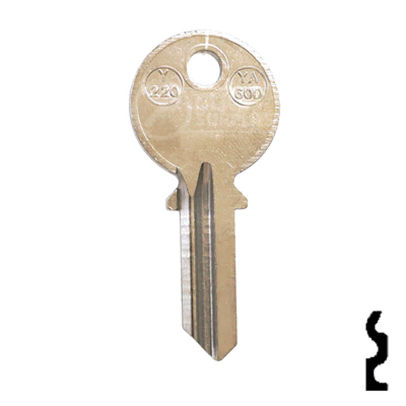 Y220 / 999B / YA-60D Yale Office Furniture-Mailbox Key JMA USA