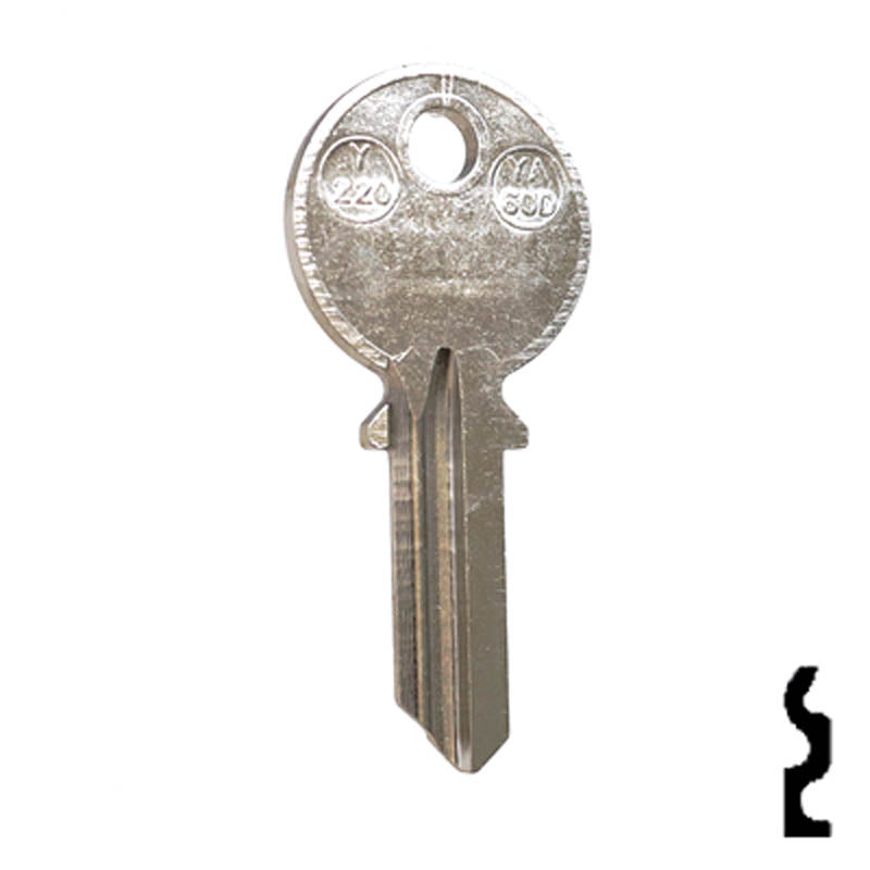 Y220 / 999B / YA-60D Yale Office Furniture-Mailbox Key JMA USA