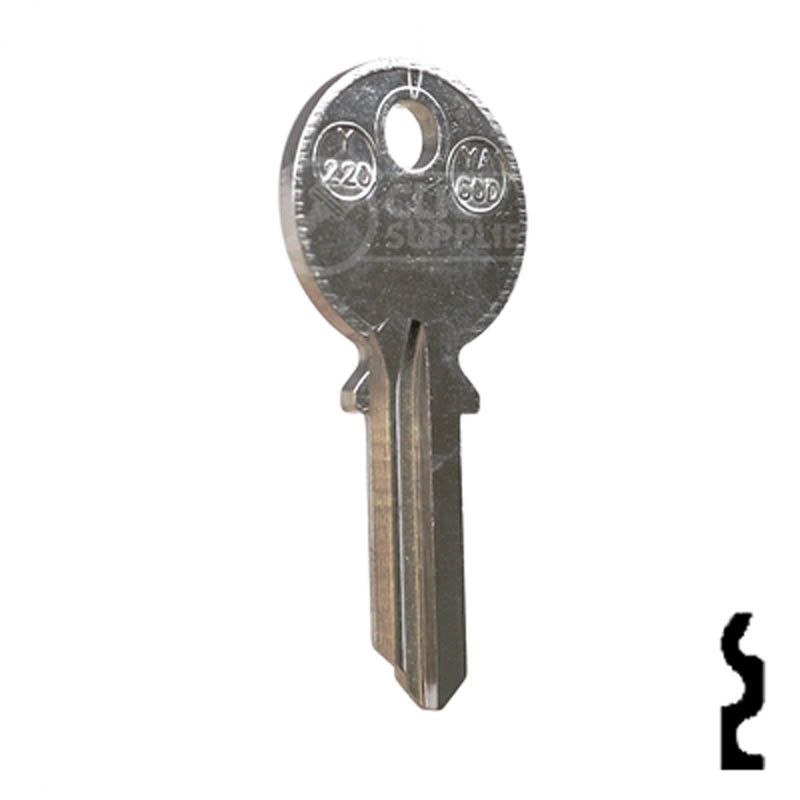 Y220 / 999B / YA-60D Yale Office Furniture-Mailbox Key JMA USA