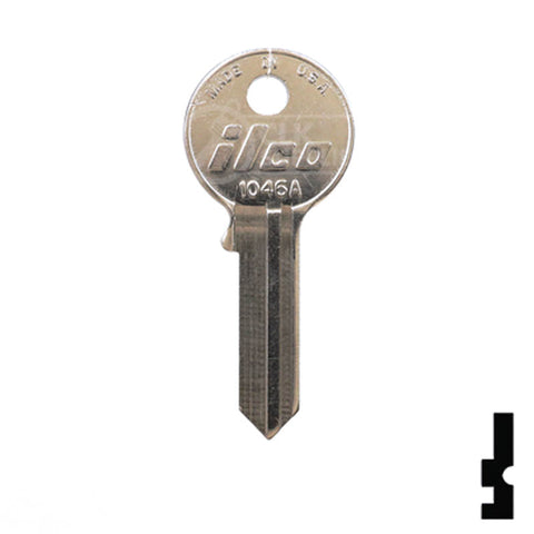 1046A American Padlock Key Padlock Key Ilco