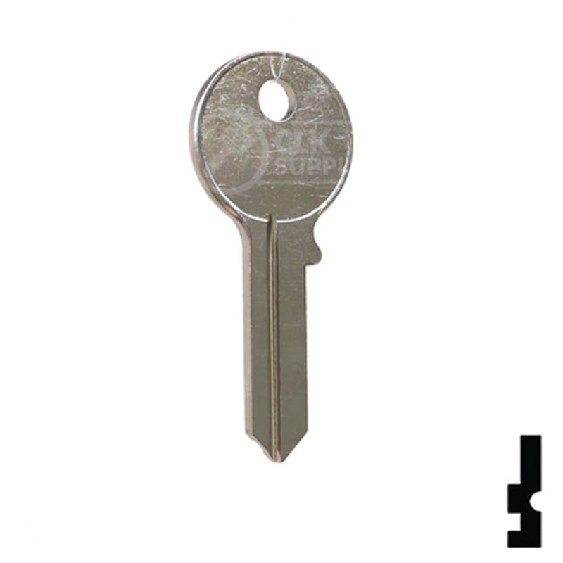 1046A American Padlock Key Padlock Key Ilco