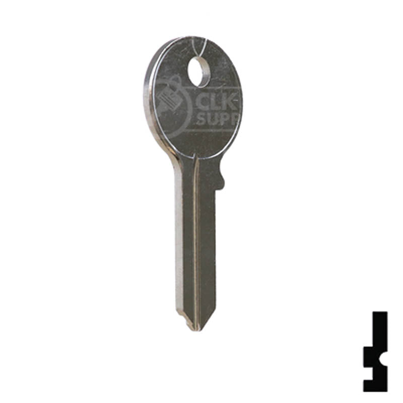 1046A American Padlock Key Padlock Key Ilco