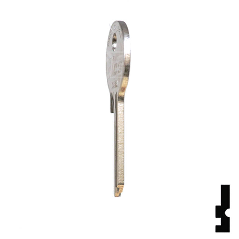 1046A American Padlock Key Padlock Key Ilco