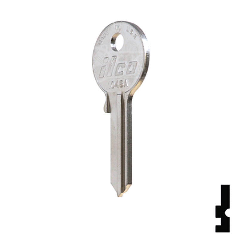 1046A American Padlock Key Padlock Key Ilco