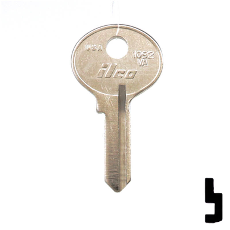 1092VA Master Lock Key Padlock Key Ilco