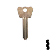 1286BR Master Padlock Flat Steel Key Padlock Key Ilco