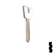 1286BR Master Padlock Flat Steel Key Padlock Key Ilco