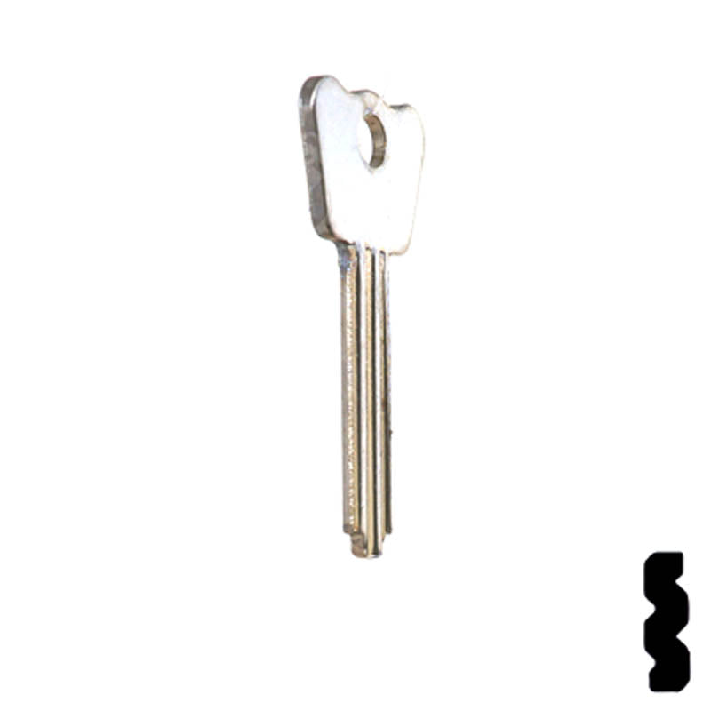 1286BR Master Padlock Flat Steel Key Padlock Key Ilco