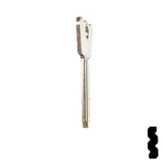 1286BR Master Padlock Flat Steel Key Padlock Key Ilco