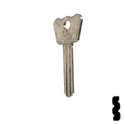 1286BR Master Padlock Flat Steel Key Padlock Key Ilco