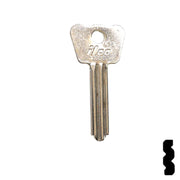 1286BR Master Padlock Flat Steel Key Padlock Key Ilco