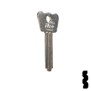 1286BR Master Padlock Flat Steel Key Padlock Key Ilco
