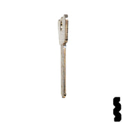 1286BR Master Padlock Flat Steel Key Padlock Key Ilco