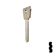 1286BR Master Padlock Flat Steel Key Padlock Key Ilco