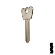 1286BR Master Padlock Flat Steel Key Padlock Key Ilco