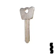 1286BR Master Padlock Flat Steel Key Padlock Key Ilco