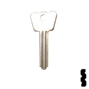 1286BR Master Padlock Flat Steel Key Padlock Key Ilco