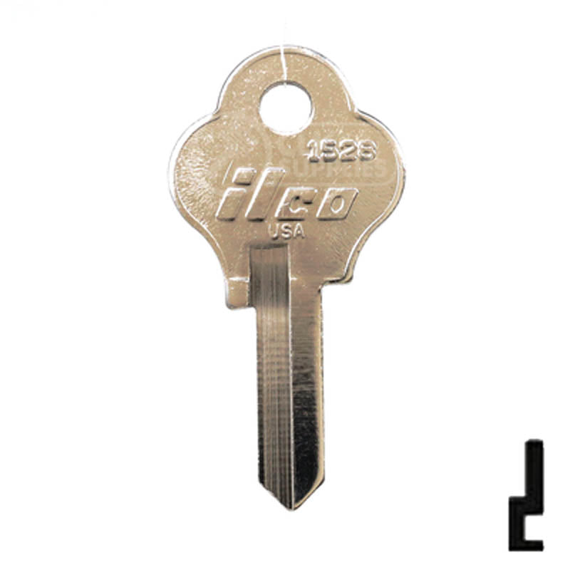 1528 Pado Key Padlock Key Ilco