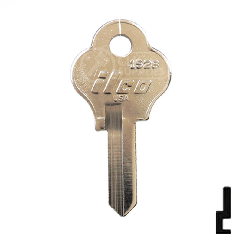 1528 Pado Key Padlock Key Ilco