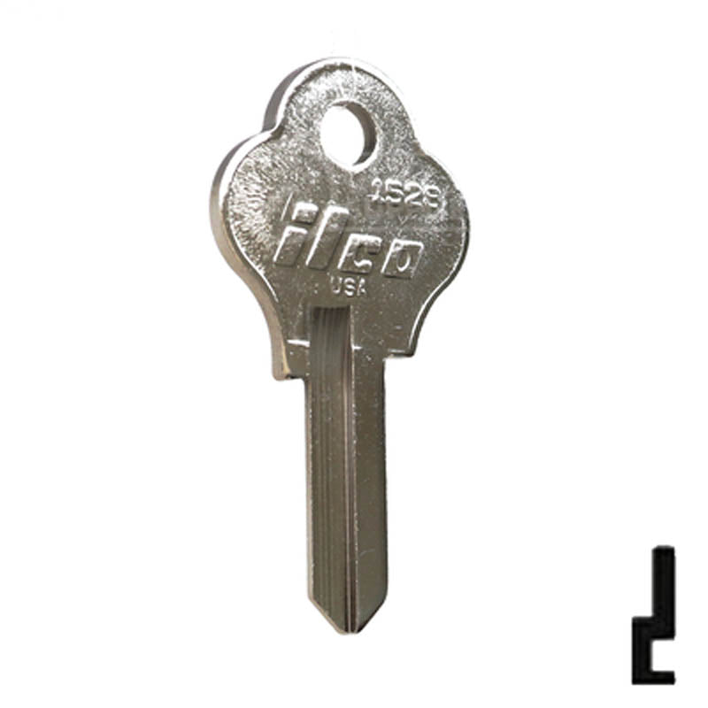 1528 Pado Key Padlock Key Ilco